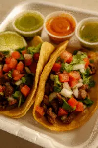 Best tacos in Southwest Michigan – Rio’s Mexican Grill street tacos in New Buffalo MI