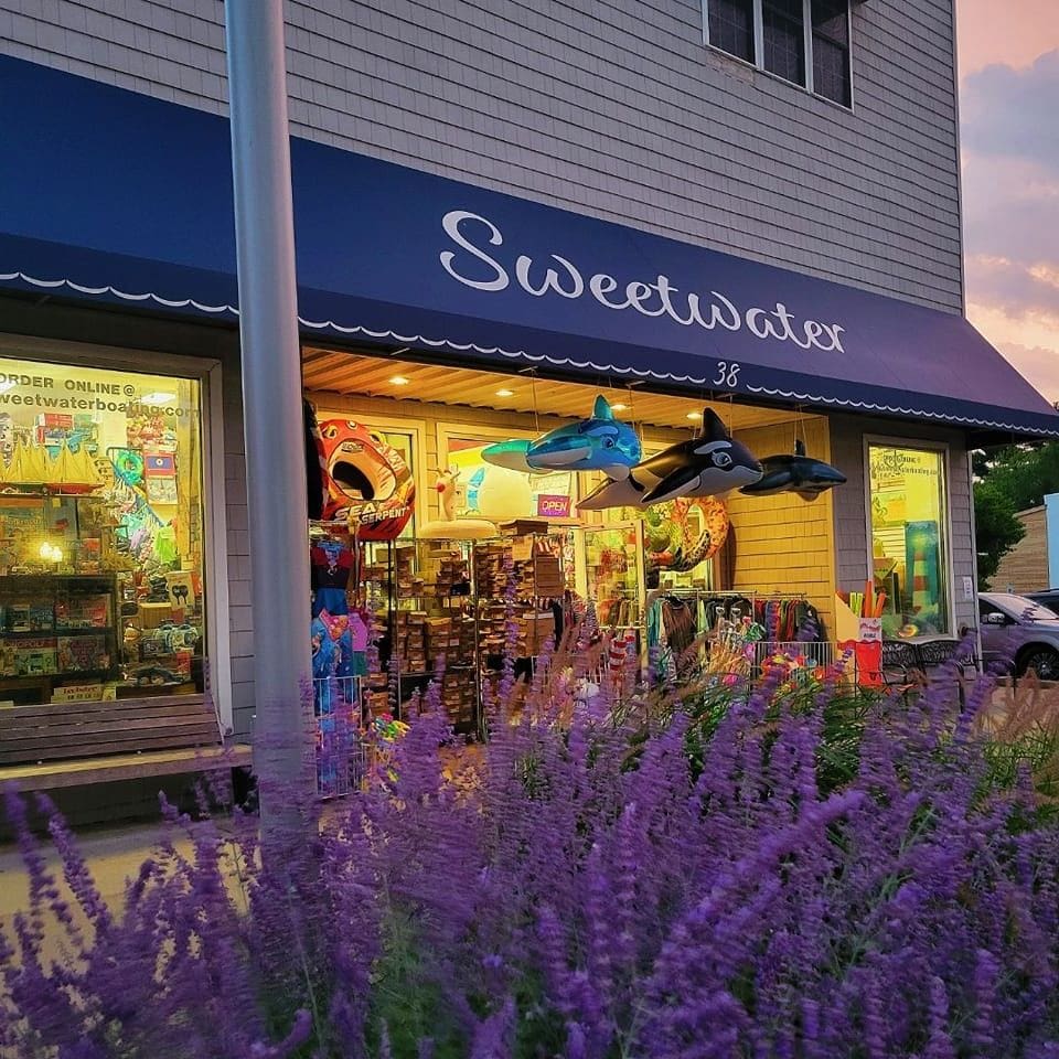 Sweetwater Boating Supplies | Things to Do in Southwest Michigan: Marina store with boating gear, coolers, paddleboards, and marine fuel near New Buffalo harbor.