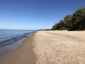 Townline Road Beach – Hidden Gems in Harbor Country hidden gems in Harbor Country peaceful shoreline at Townline Road Beach on Lake Michigan